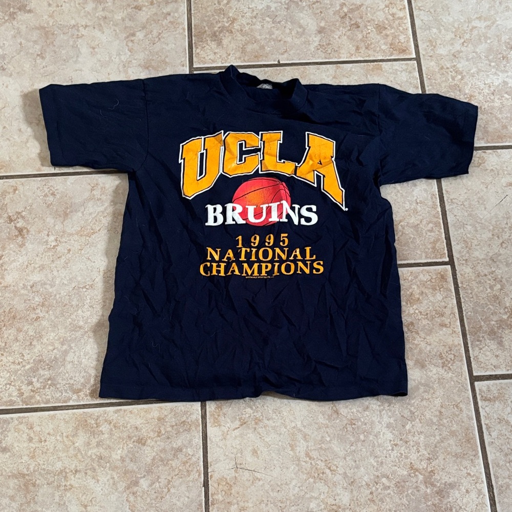 Vintage UCLA Single Stitch Bruins 1995 National Champions T-Shirt